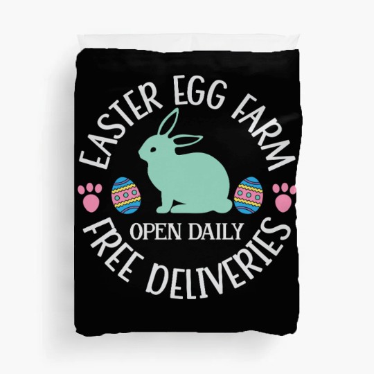 Easter Egg Farm Open Daily Free Deliveries Duvet Covers