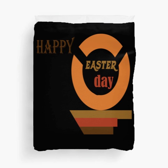 happy easterday 1- Clean & Festive Spring Design. Duvet Covers