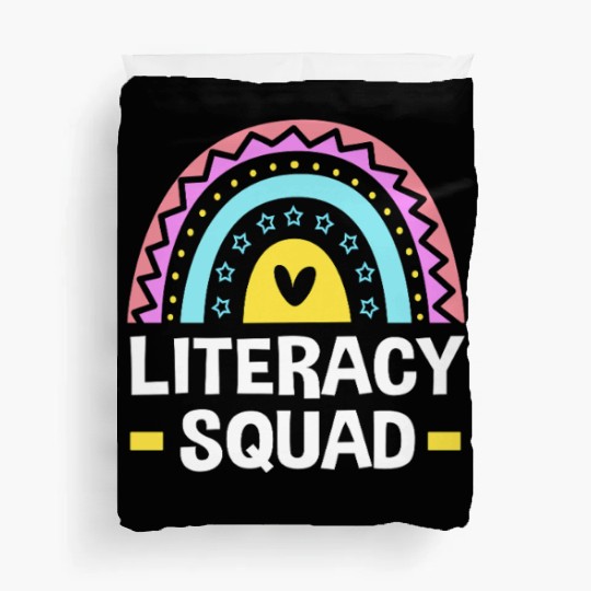 Reading Teacher Book Literacy Squad Duvet Covers