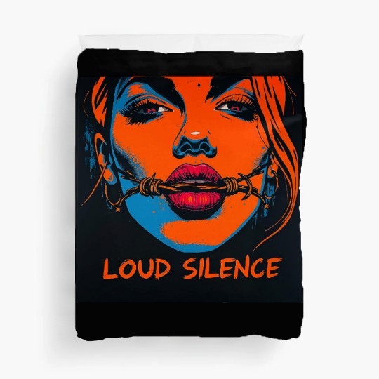 Loud Silence Psychedelic Duvet Covers