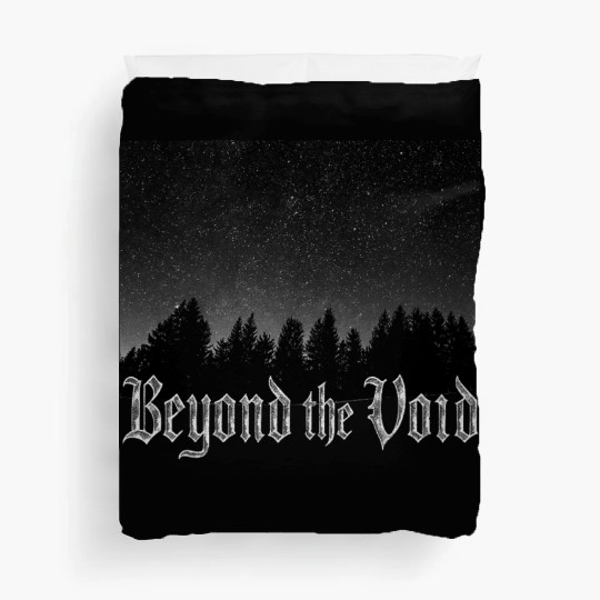 Starry Night Metal Black Duvet Covers