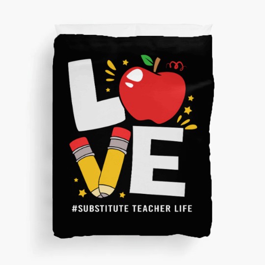 Substitute Teacher Back To School Duvet Covers