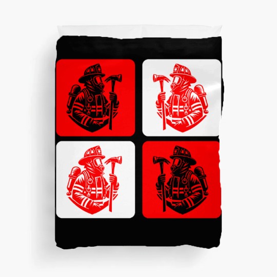 Fire Brigade - Courage In Action Duvet Covers