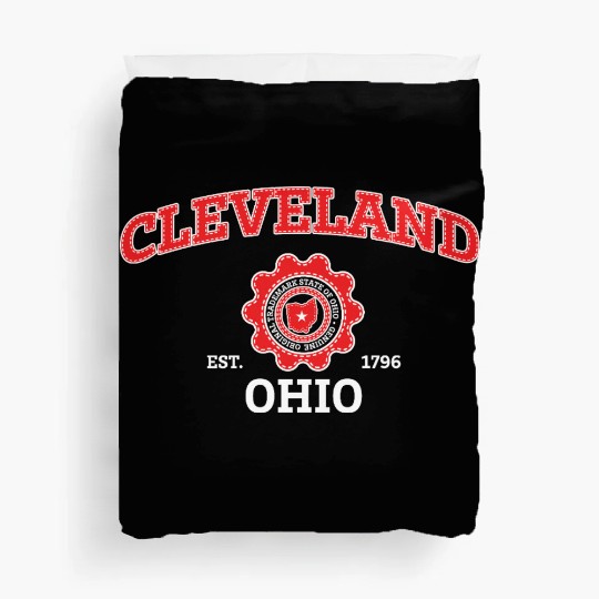 Cleveland Ohio Pride - Hometown Ohio Duvet Covers