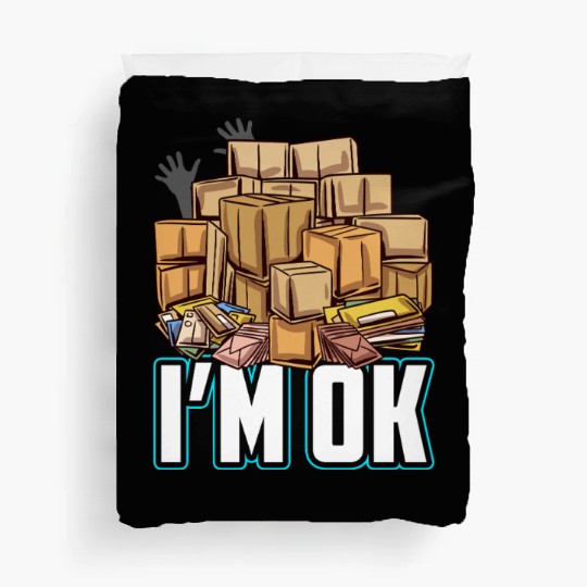 I'm Ok Postal Worker Design Duvet Covers
