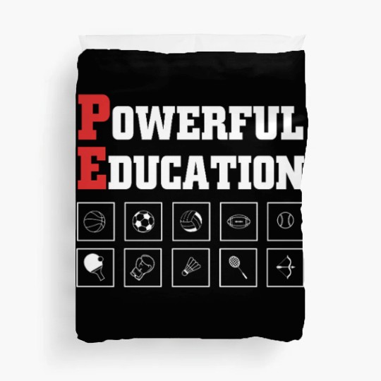 Physical Education Teacher PE Coach Duvet Covers