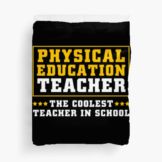 Physical Education Teacher Sports Coach Duvet Covers