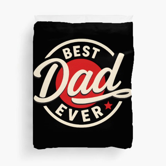 Best Dad Ever Vintage Style Father's Day Design Duvet Covers