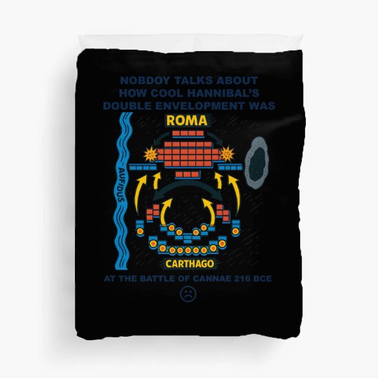 Military Tactic Appreciation - Double Envelopment Duvet Covers