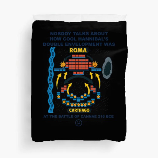 Military Tactic Appreciation - Double Envelopment Duvet Covers