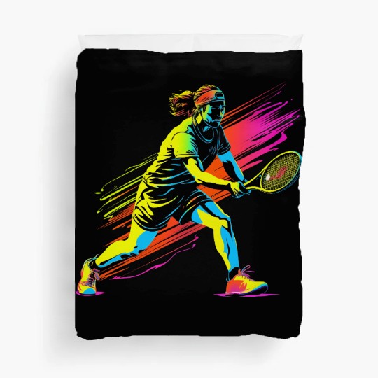 Tennis Player 90s Style Duvet Covers