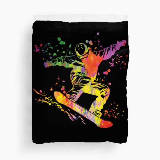 Snowboarder Snowboard Snowboarding Duvet Covers