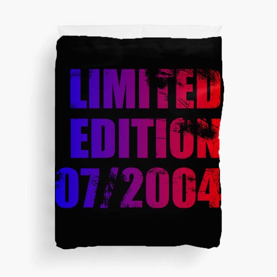 21st birthday Limited Edition 07/2004 Duvet Covers