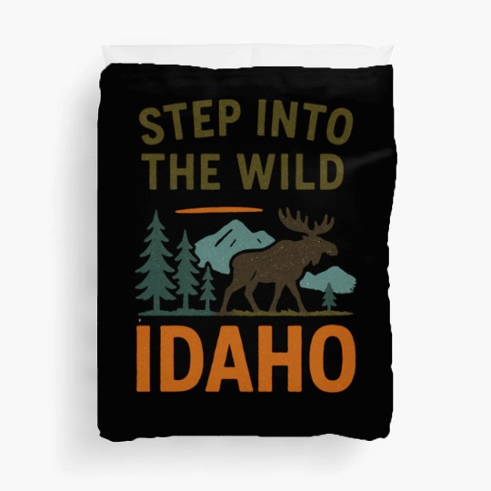 Step Into The Wild - Idaho (Idaho Hiking) Duvet Covers