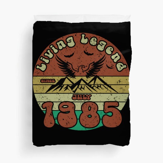 40th birthday Living Legend since VIN 07/1985 Duvet Covers