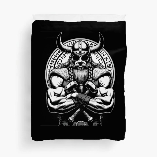 Viking Warrior Man Odin Thor Norman Walhalla Duvet Covers