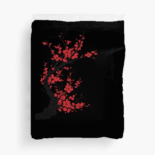 Cherry Blossom Tree – Japanese Sakura Minimalist I Duvet Covers