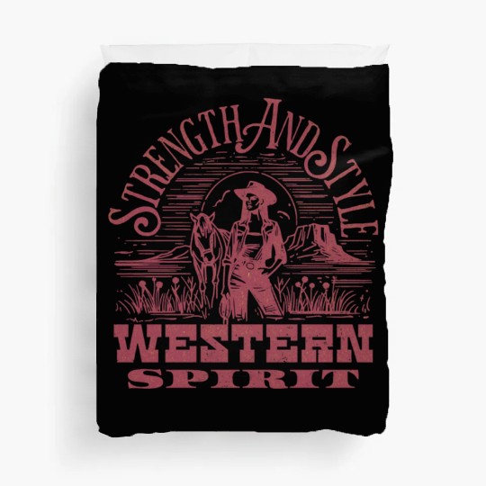 Cowgirl Strength & Style – Western Spirit Duvet Covers