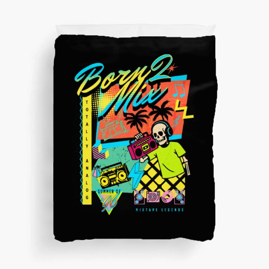 Born 2 Mix 90s Nostalgia Design Duvet Covers