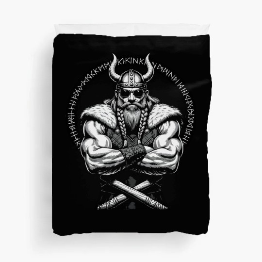 Viking Warrior Man Odin Thor Norman Walhalla Duvet Covers