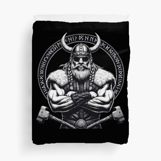 Viking Warrior Man Odin Thor Norman Walhalla Duvet Covers