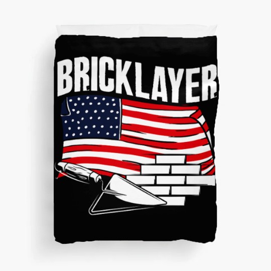 Bricklayer American Pride Craftsmanship Tribute Duvet Covers
