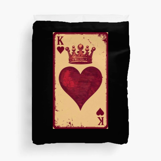 Vintage King of Hearts Duvet Covers