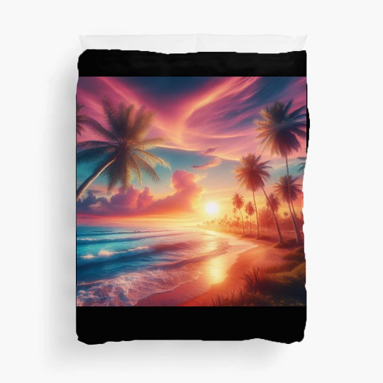 Tropical Sunset Bliss Duvet Covers