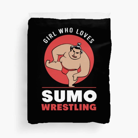 Sumo Wrestler Girl Japan Wrestling Duvet Covers