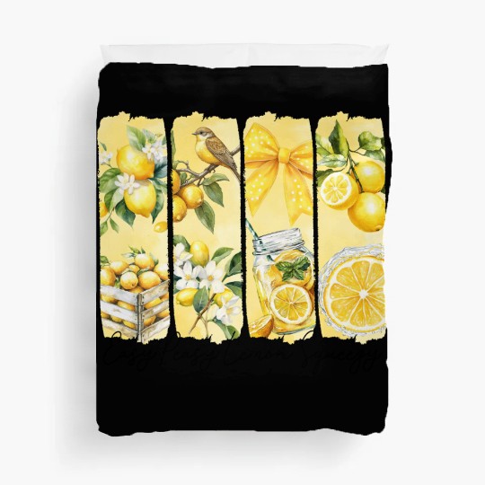 Summer Lemon Easy Peasy Duvet Covers