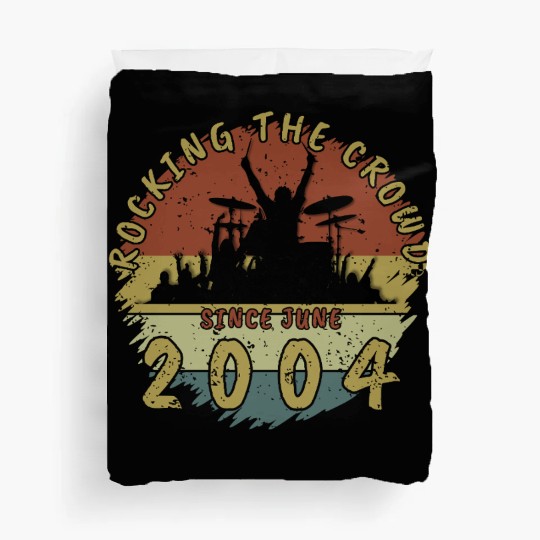 21st Birthday Rocking the crowd DRM 06/2004 Duvet Covers