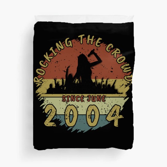 21st Birthday Rocking the crowd SNG 06/2004 Duvet Covers