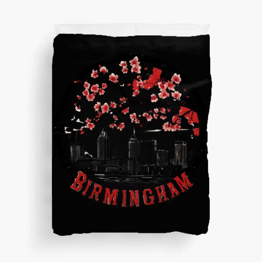 Birmingham City Albm skyline USA Duvet Covers