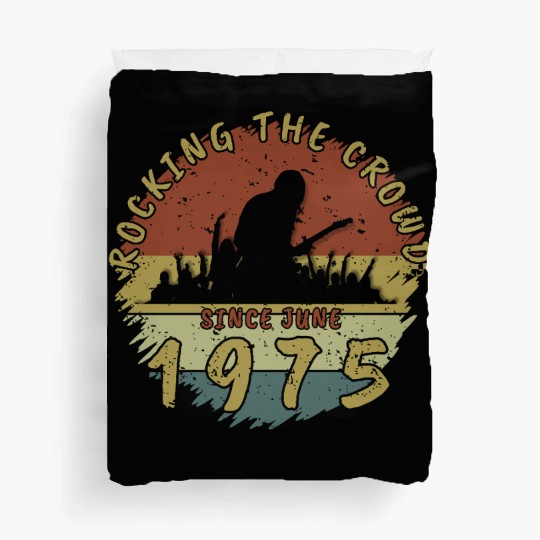 50th Birthday Rocking the crowd GIT 06/1975 Duvet Covers