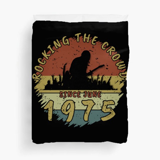 50th Birthday Rocking the crowd GIT 06/1975 Duvet Covers