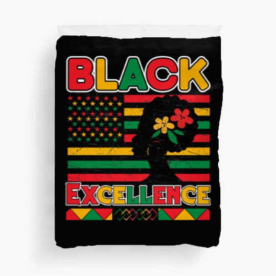 Black Pride Black Excellence Juneteenth Duvet Covers