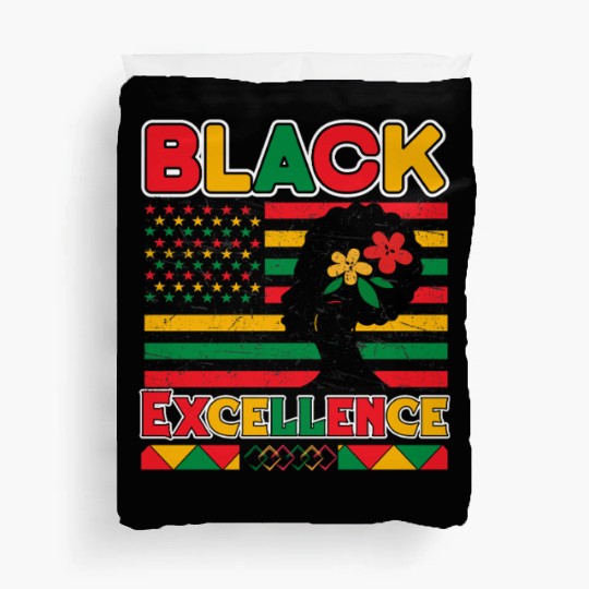 Black Pride Black Excellence Juneteenth Duvet Covers