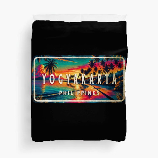 Yogyakarta - Tropical Retro Duvet Covers