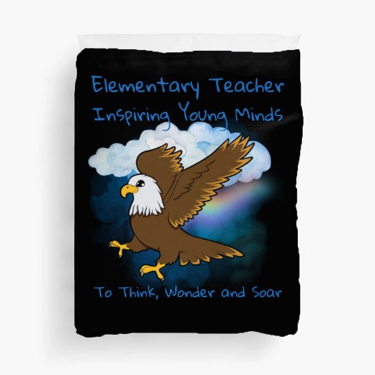 Elementary Teacher Inspiring Young Minds Duvet Covers