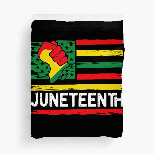 Freedom Day Juneteenth Black And Proud Duvet Covers