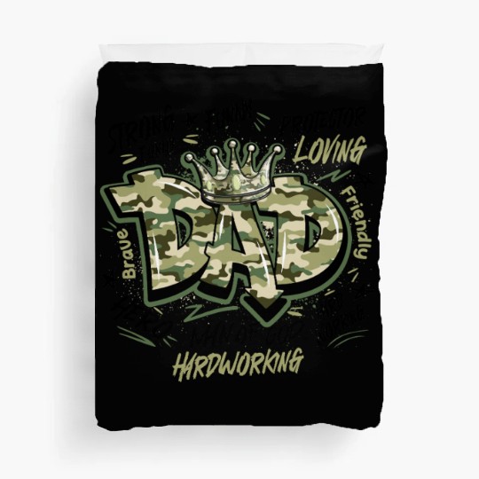 Camo Dad Design Duvet Covers