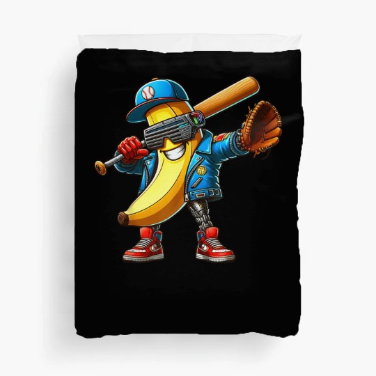 Banana Playing Fruit Lover Cute Banana Player Duvet Covers