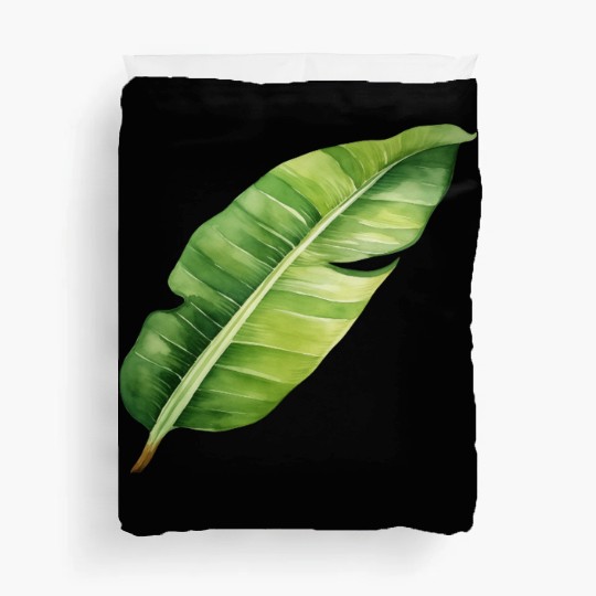 Green Banana Leaf Duvet Covers