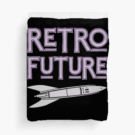 Retro Future Rocket Nostalgia Duvet Covers