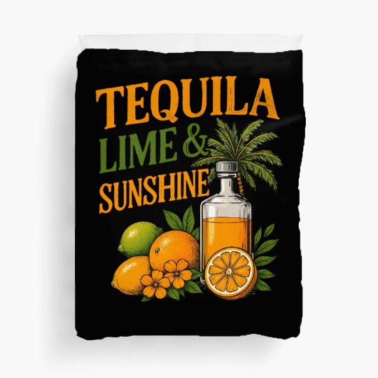 Summer Vacation Tequila Lime Sunshine Duvet Covers