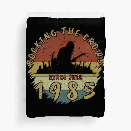 40th Birthday Rocking the crowd GIT 07/1985 Duvet Covers
