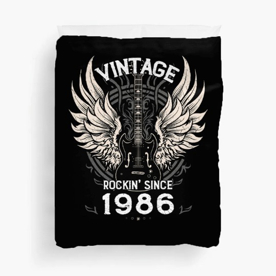 Vintage Rockin' Since 1986, 39 Years of Legendary Duvet Covers