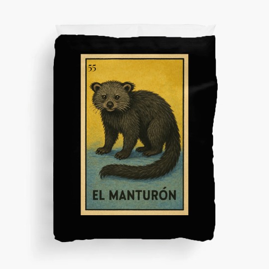 EL MANTURÓN - THE BEARCAT - LA LOTERÍA Duvet Covers