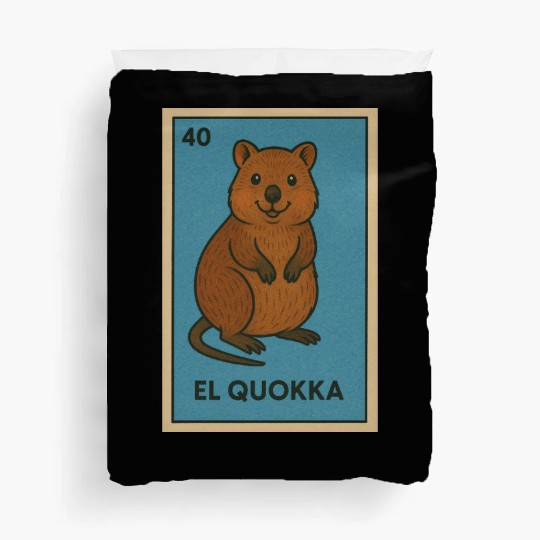 EL QUOKKA - THE QUOKKA - LA LOTERÍA Duvet Covers