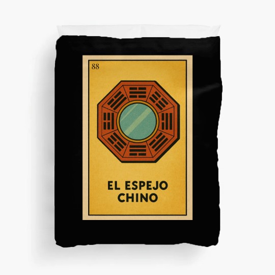 EL ESPEJO CHINO - THE CHINESE MIRROR - LA LOTERÍA Duvet Covers